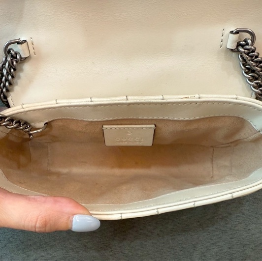 二手正品 Gucci Marmont Mini 翻蓋鏈包 包色-30