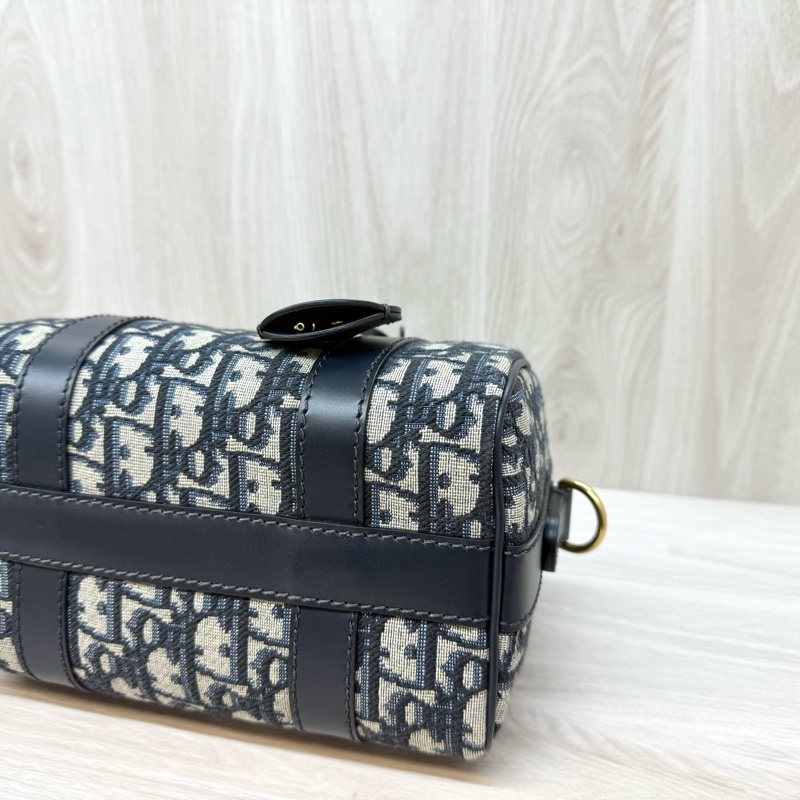 DIOR藍緹花Groove20手提側背波士頓M1364UTZQ-6