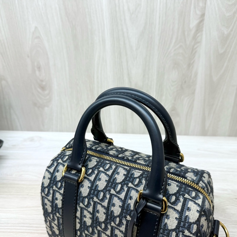 DIOR藍緹花Groove20手提側背波士頓M1364UTZQ-7