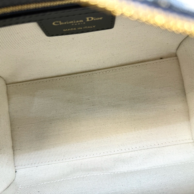 DIOR藍緹花Groove20手提側背波士頓M1364UTZQ-11