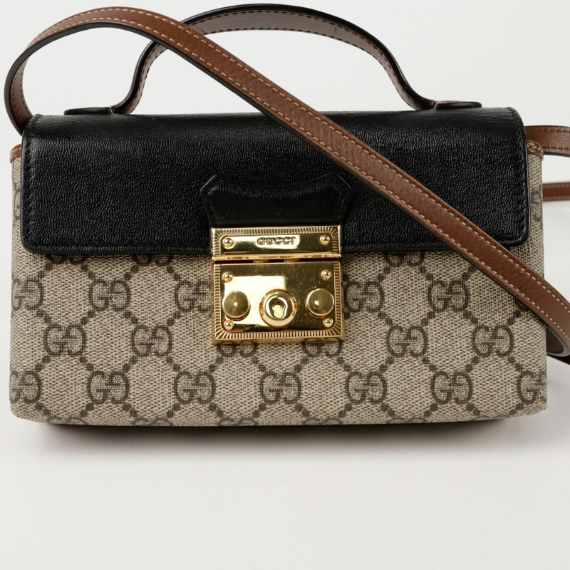 GUCCI 槳鎖迷你手提單肩包 652683-1