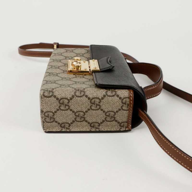 GUCCI 槳鎖迷你手提單肩包 652683-5