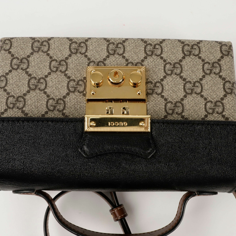 GUCCI 槳鎖迷你手提單肩包 652683-10