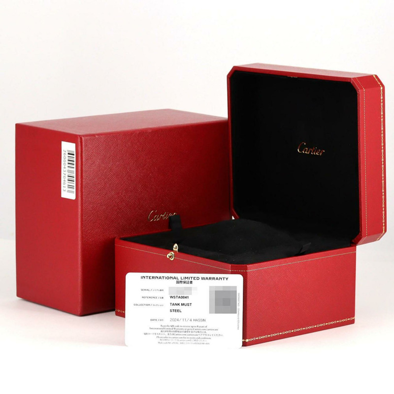 卡地亞 Tank Must LM WSTA0041 不鏽鋼石英錶-6