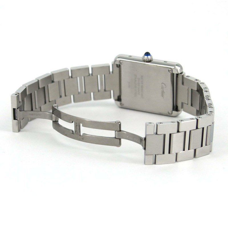 卡地亞 Tank Solo SM W5200013 不鏽鋼石英錶-6