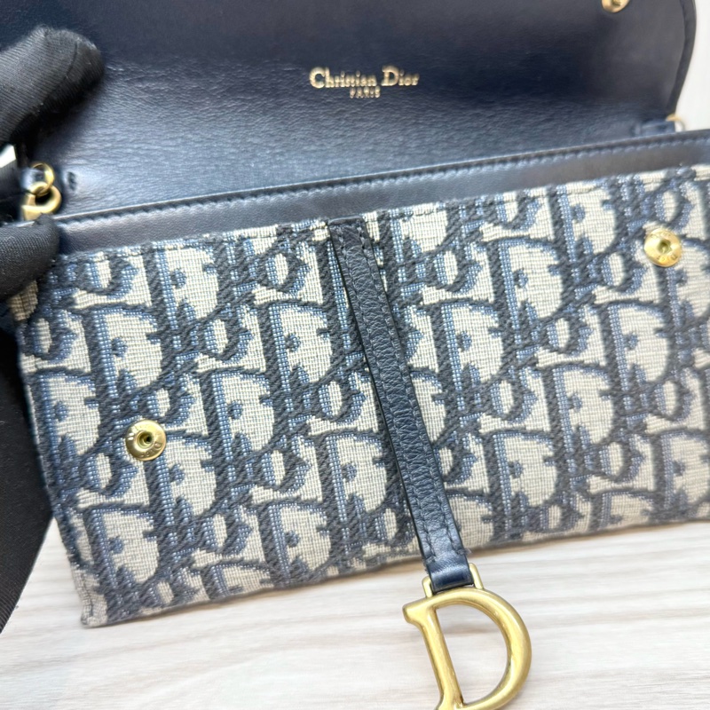 DIOR藍色Saddle WOC S5614CTZQ-11