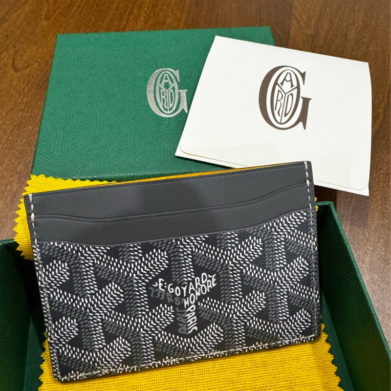 Goyard卡夾 淺灰色-0