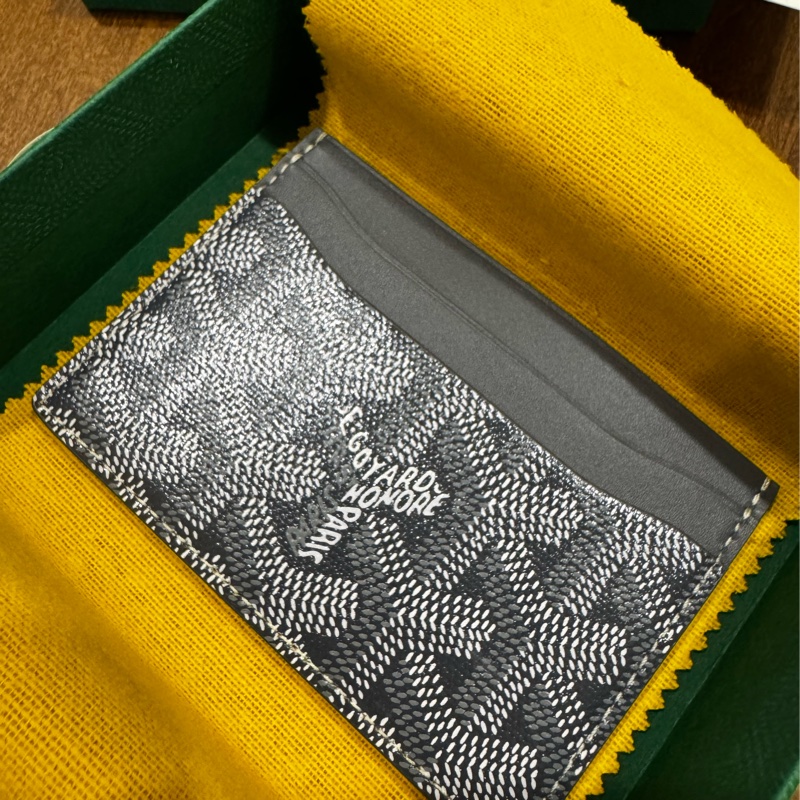 Goyard卡夾 淺灰色-1