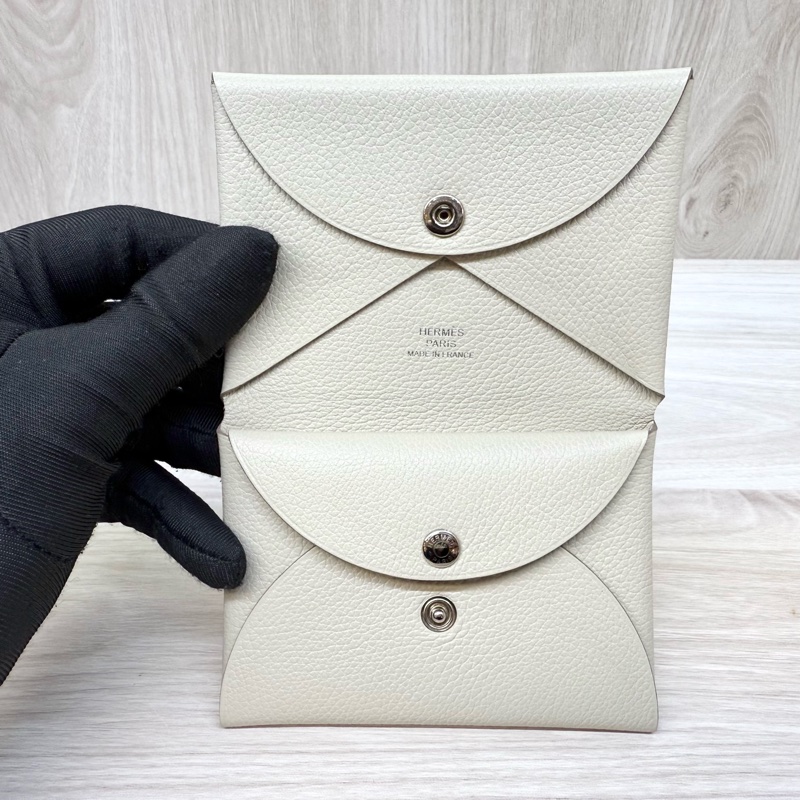 HERMES I2 Nata 奶油白calvi duo-0