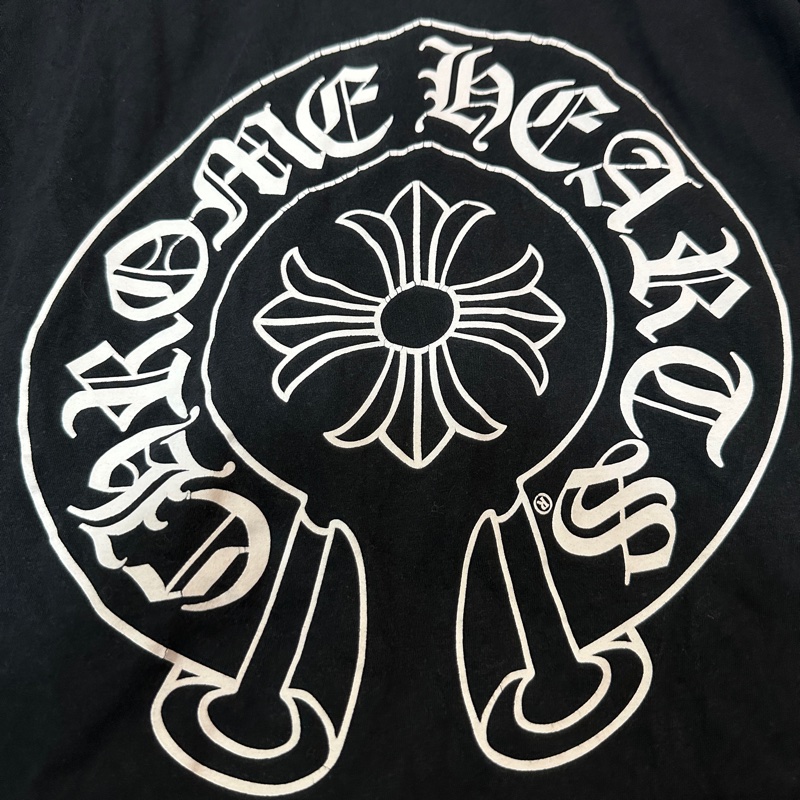 克羅心 Chrome hearts 馬蹄 台北限定 長袖 衛衣 裸衣-8