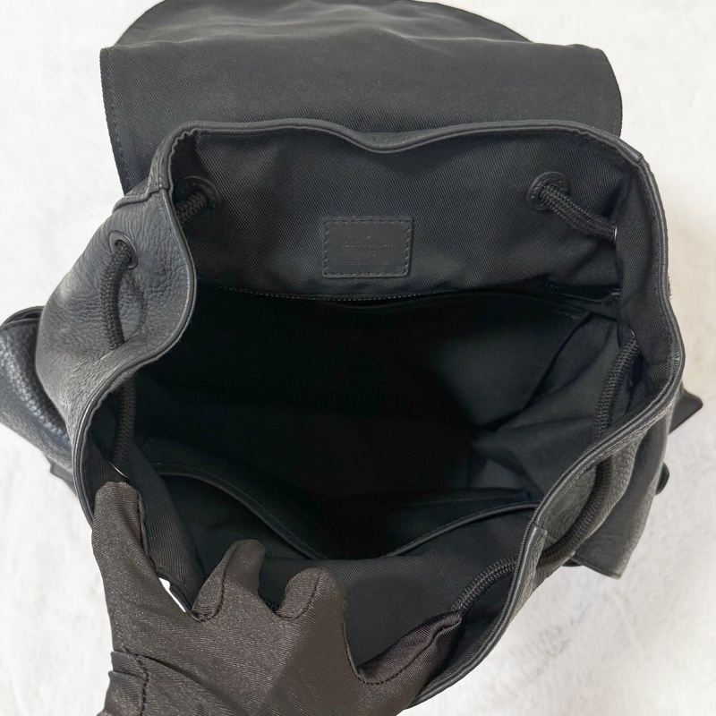 Louis Vuitton Christopher PM 壓紋牛皮背包-2