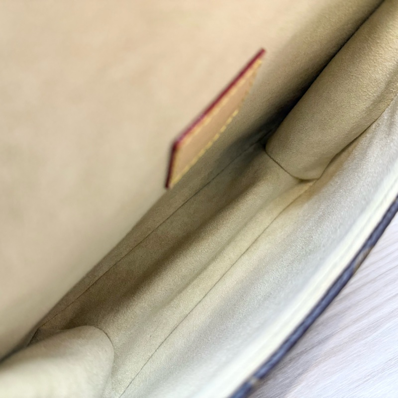 LV原花金釦Saumur BB雙子星手提斜背包M46740-10