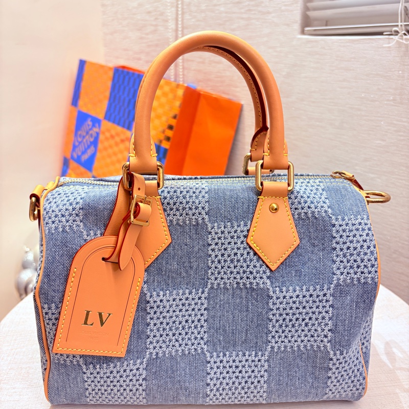 LV Speedy 25 Denim 丹寧 牛仔 2024年 限量款-0