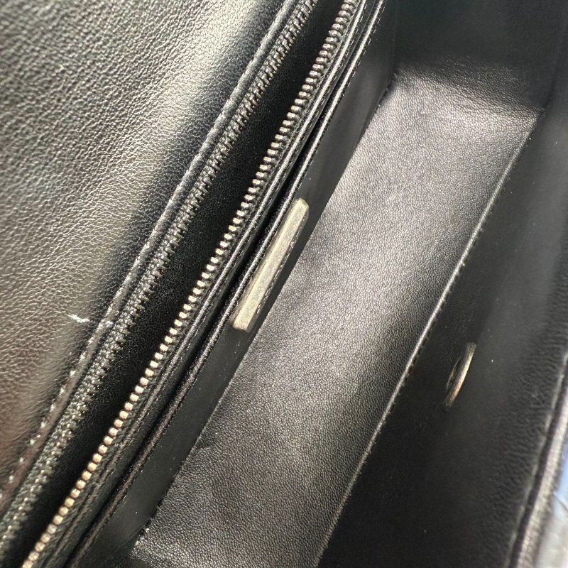 [2797]香奈兒 Chanel CF 蛇皮漸變藍 斜挎包 大mini 銀扣-15