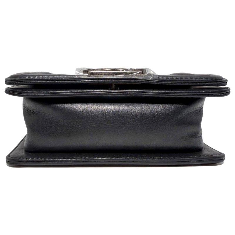 ［2354］香奈兒  Chanel LEBOY 黑色19系列珍珠魚 小號斜挎包-4