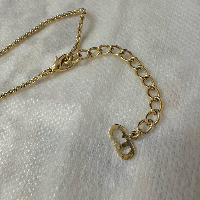 Christian Dior 愛心水鑽CD項鍊 極美✨-4