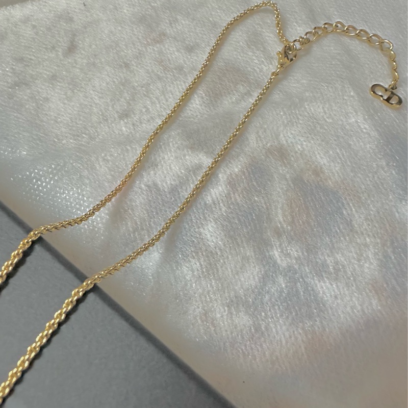 Christian Dior 愛心水鑽CD項鍊 極美✨-3