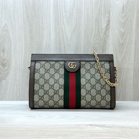 GUCCI 老花ophidia系列磁吸側背包503877