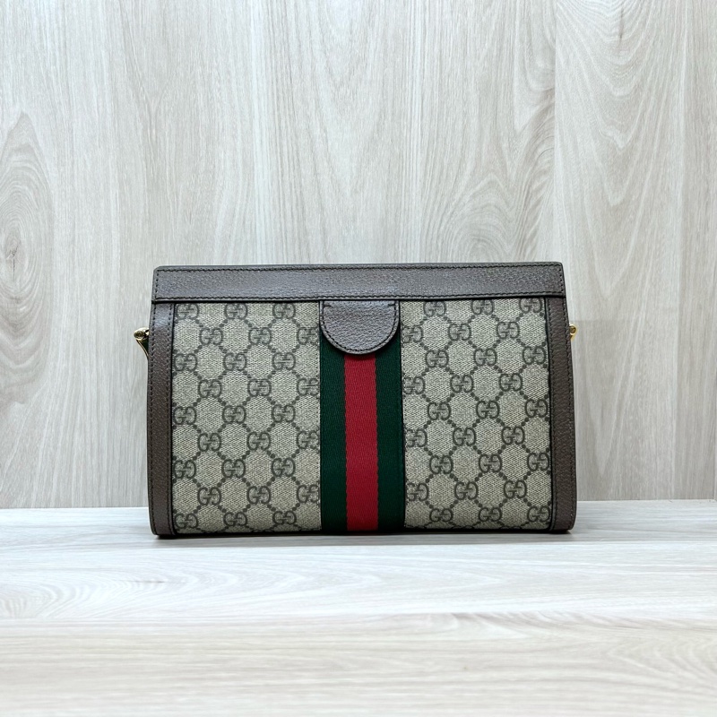 GUCCI 老花ophidia系列磁吸側背包503877-1