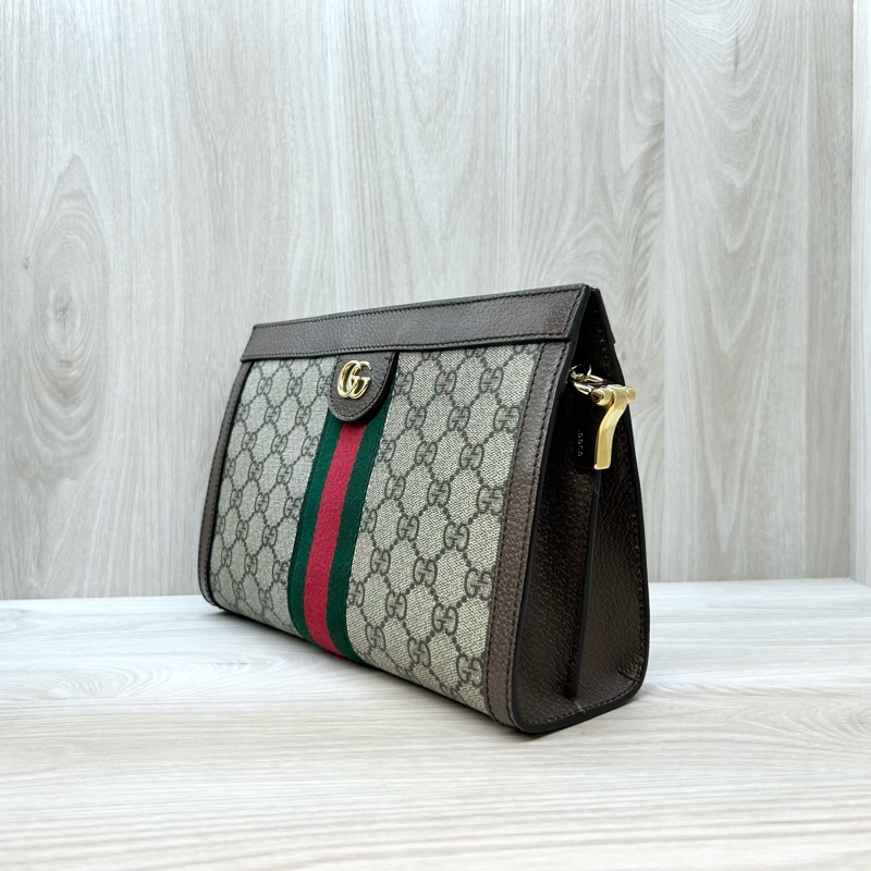 GUCCI 老花ophidia系列磁吸側背包503877-2