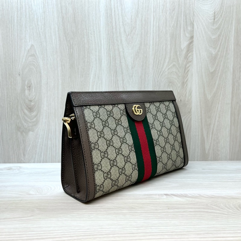 GUCCI 老花ophidia系列磁吸側背包503877-3