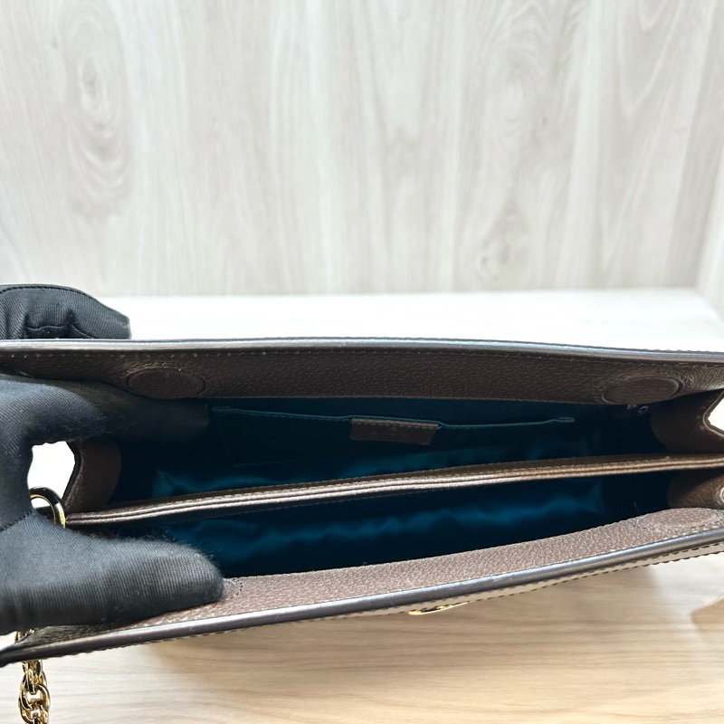 GUCCI 老花ophidia系列磁吸側背包503877-7