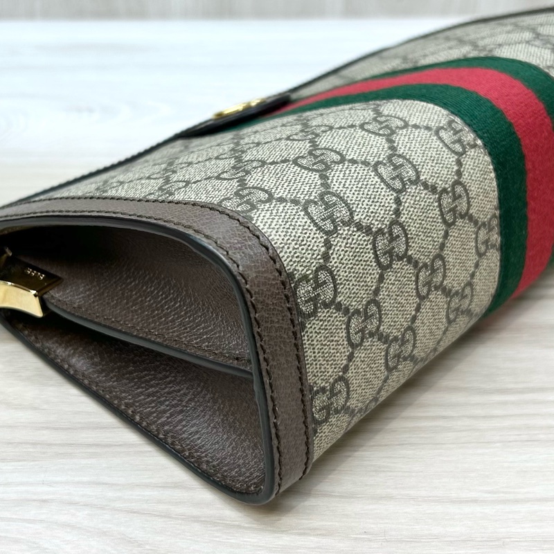 GUCCI 老花ophidia系列磁吸側背包503877-9
