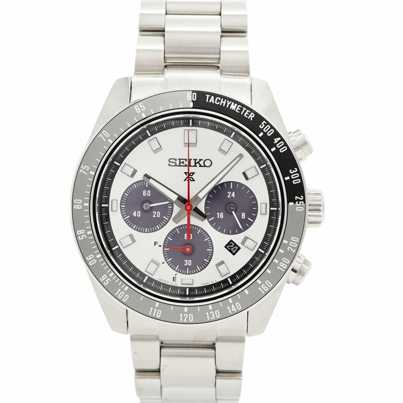 精工 Prospex V192-0AH0 SBDL095 銀色錶盤男士腕錶-0