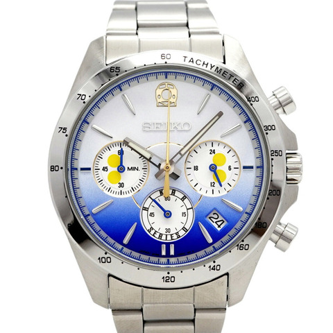 精工新幹線0號光系列腕錶 8T63-03Z0 藍色錶盤 男士腕錶