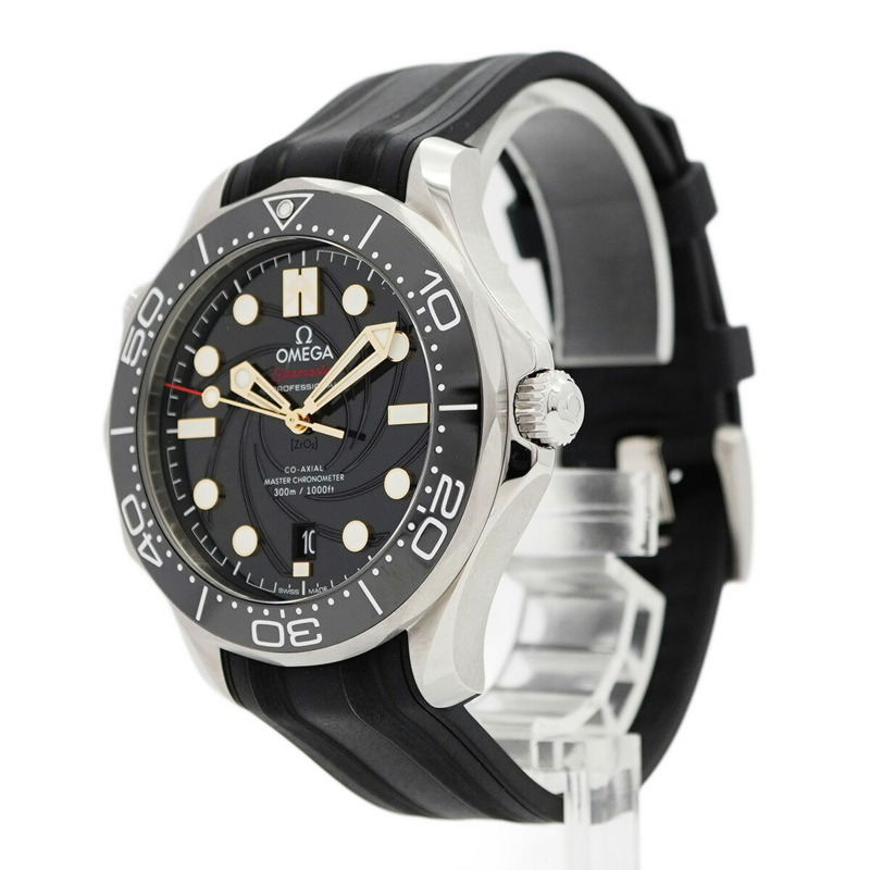 歐米茄海馬系列詹姆士龐德007腕錶 210.22.42.20.01.004 黑色錶盤男士腕錶-2