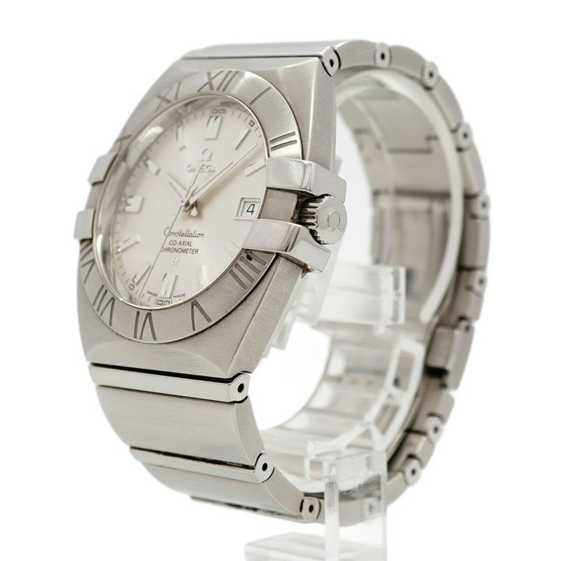 歐米茄星座系列 1503.30 銀色錶盤男士腕錶-2