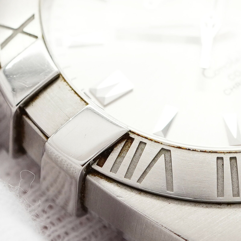 歐米茄星座系列 1503.30 銀色錶盤男士腕錶-7