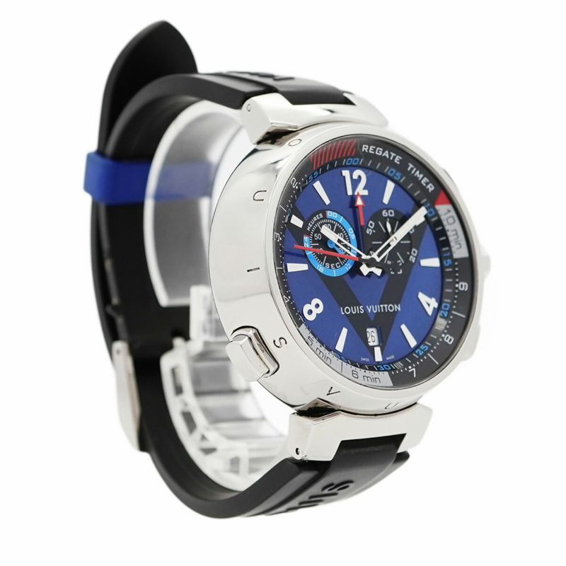 路易威登 Tambour Q102D 海軍藍錶盤男士腕錶-2