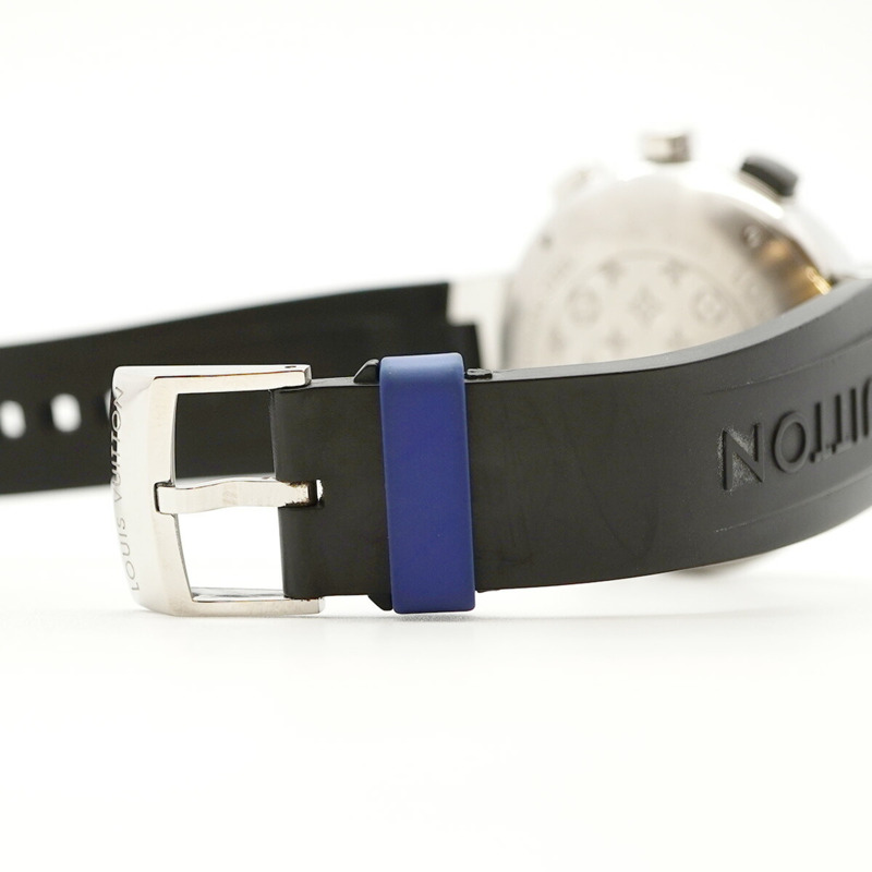 路易威登 Tambour Q102D 海軍藍錶盤男士腕錶-3