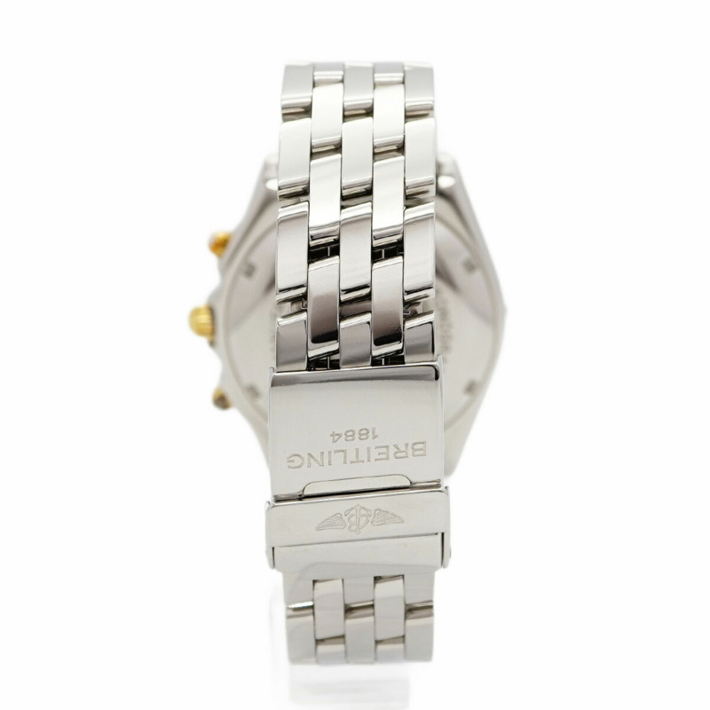 百年靈 Chronomat B13050.1 黑色錶盤男士腕錶-6