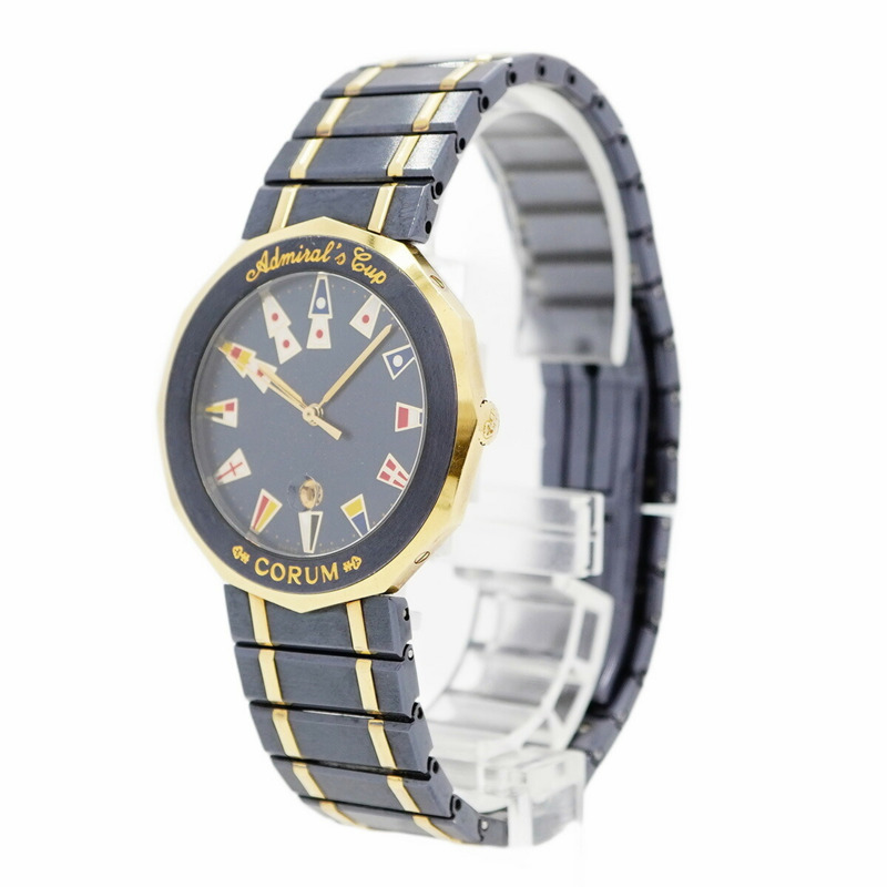 崑崙海軍上將杯系列槍藍色99.810.31海軍錶盤男士腕錶-1