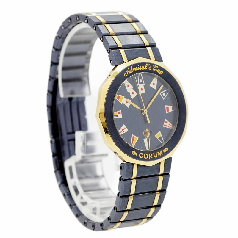 崑崙海軍上將杯系列槍藍色99.810.31海軍錶盤男士腕錶-2