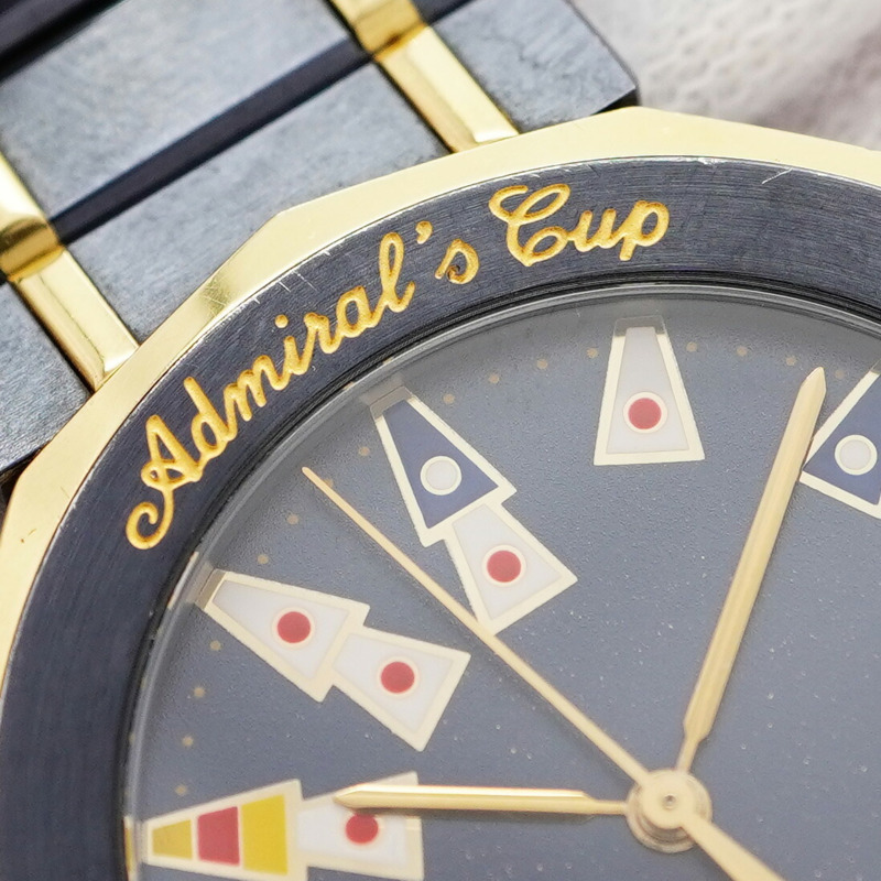 崑崙海軍上將杯系列槍藍色99.810.31海軍錶盤男士腕錶-6