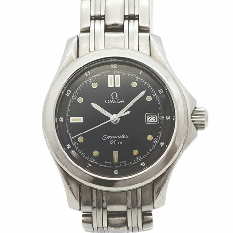 歐米茄海馬系列 2571.50 黑色錶盤女錶