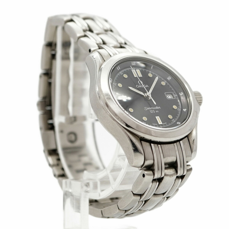 歐米茄海馬系列 2571.50 黑色錶盤女錶-2