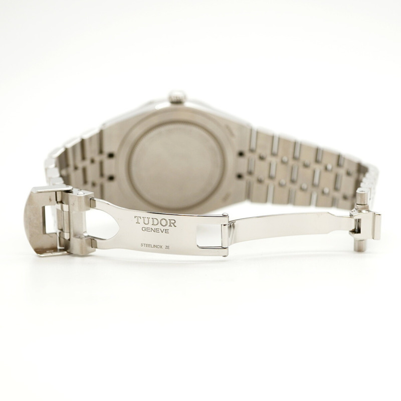 帝舵皇家28600藍色錶盤男士腕錶-4