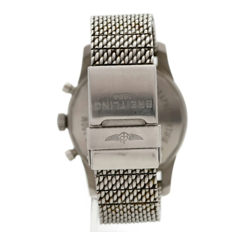 百年靈 Transocean Unitime Pilot AB0510 藍色錶盤男士腕錶-7