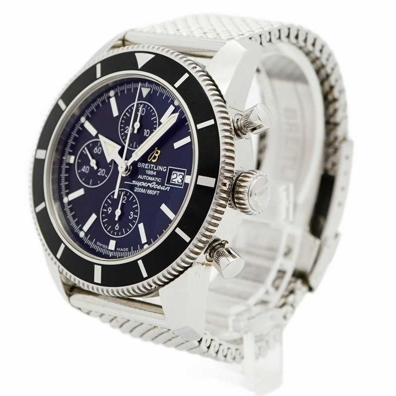 百年靈超級海洋文化系列 A13320 黑色錶盤男士腕錶-2