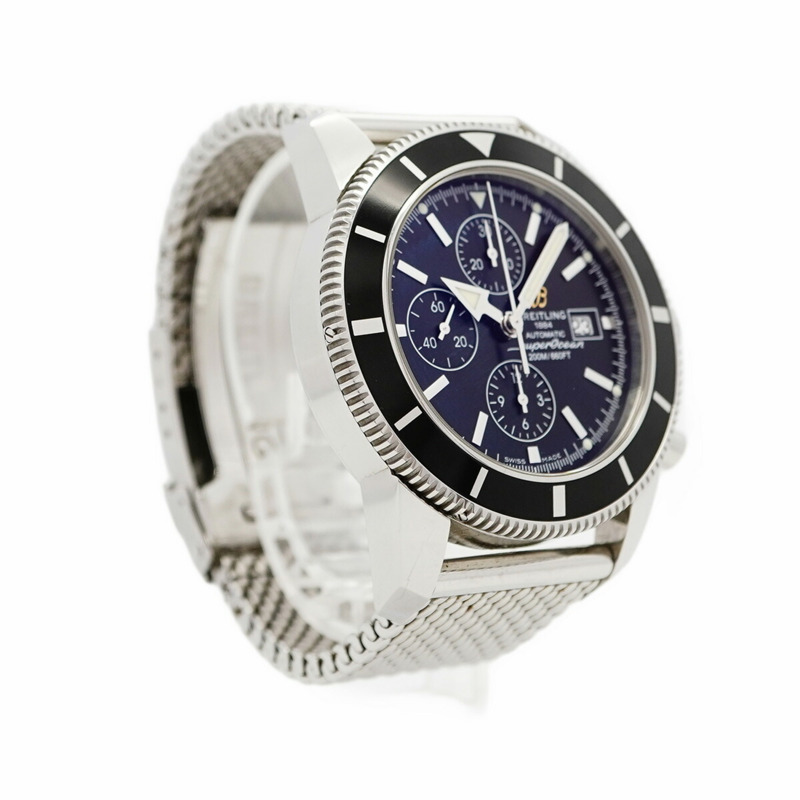 百年靈超級海洋文化系列 A13320 黑色錶盤男士腕錶-3