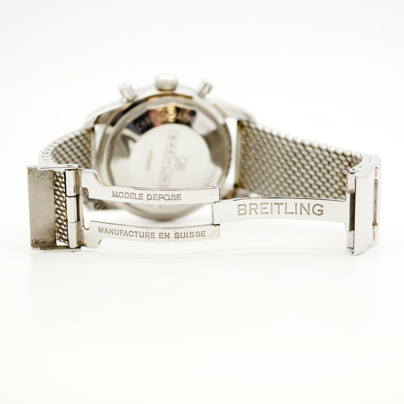 百年靈超級海洋文化系列 A13320 黑色錶盤男士腕錶-4