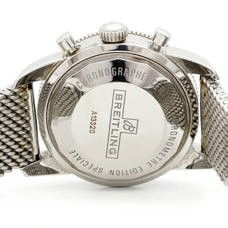 百年靈超級海洋文化系列 A13320 黑色錶盤男士腕錶-5