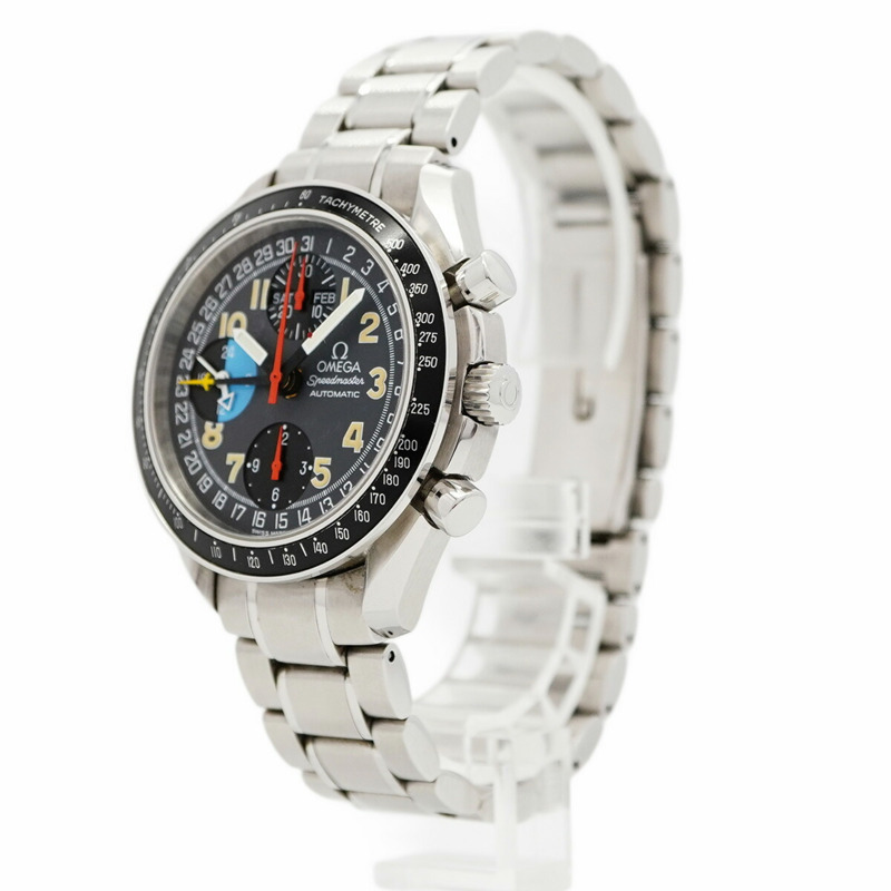 歐米茄超霸系列 Mark 40AM 3520.53 灰色錶盤男士腕錶-2