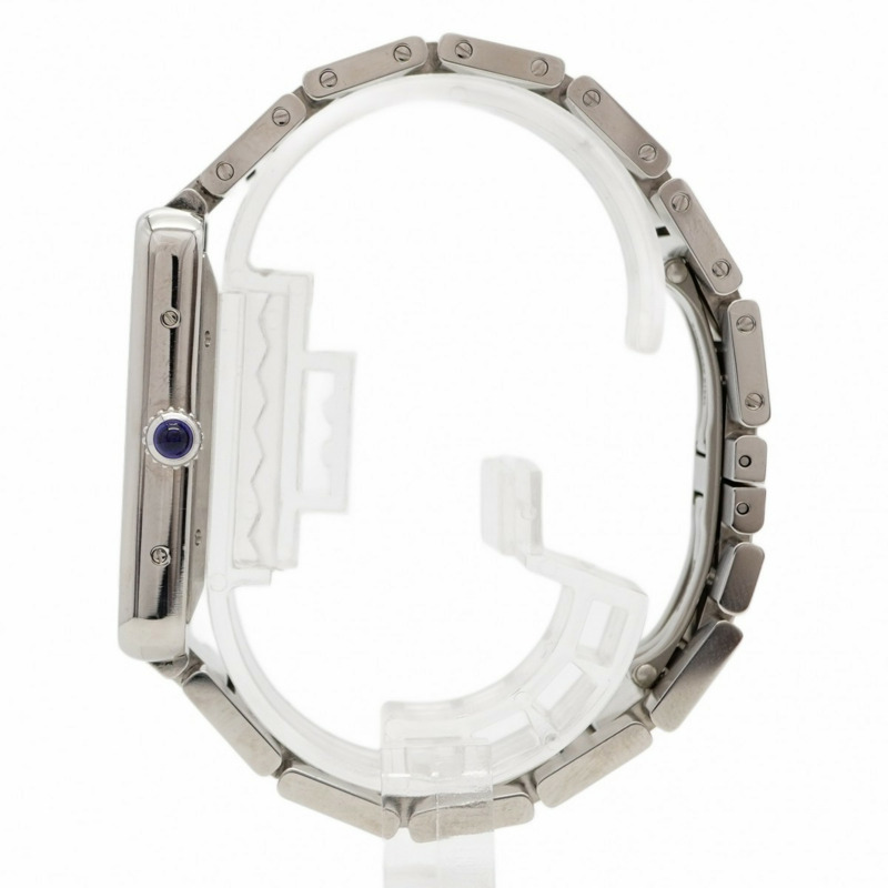 卡地亞 Tank Solo XL W5200028 銀色錶盤男士腕錶-9