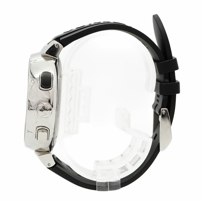 路易威登 Tambour Q102D 藍色錶盤男士腕錶-6