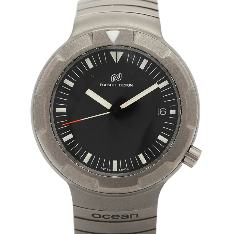 IWC萬國錶沙夫豪森海洋2000系列3504 11101黑色錶盤男士腕錶-0